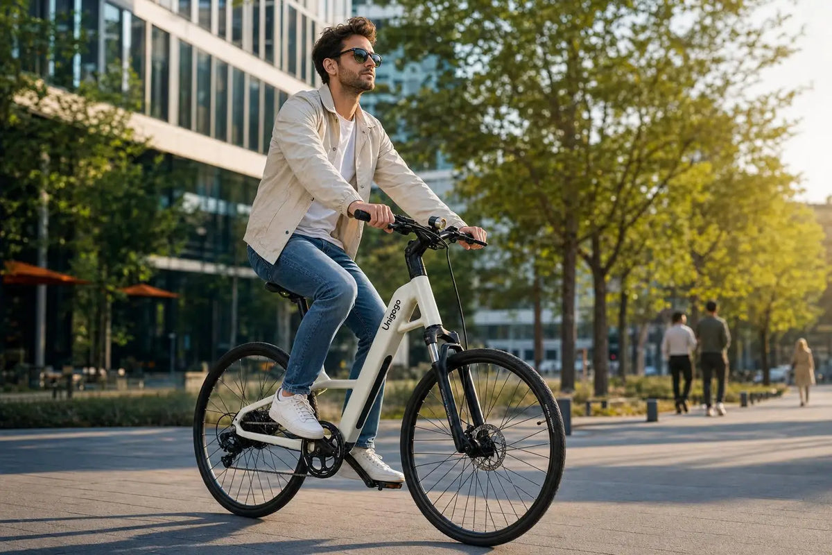 M6 OEM Carbon Fiber Electric Bike 250W Lightweight