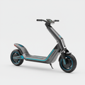 Performance electric scooter studio photo